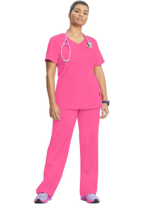 Polera Clínica Mujer Infinity 2625A Fucsia CPPS