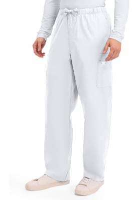 Pantalón Clínico Hombre Cherokee Workwear Core Stretch 4243 Blanco WHTW