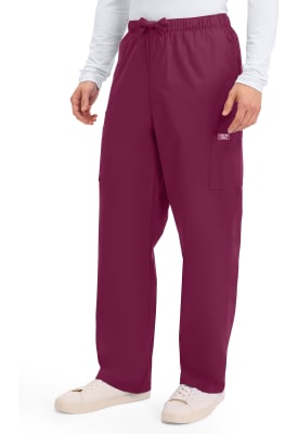 Pantalón Clínico Hombre Cherokee Workwear Core Stretch 4243 Burdeo WINW