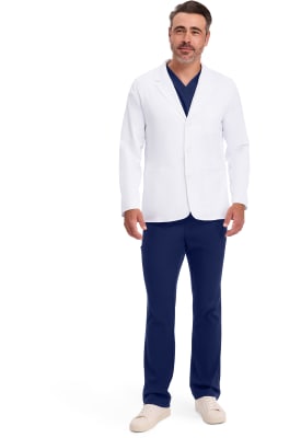 Delantal Clínico Hombre Healing Hands White Coats 5150 Blanco