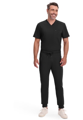 Pantalón Clínico Hombre Infinity CK004A Negro BAPS