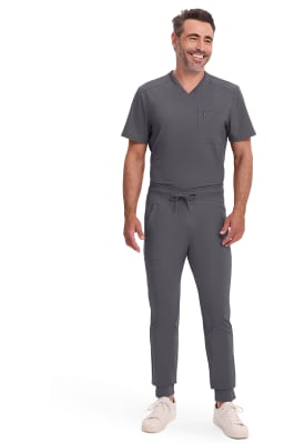 Pantalón Clínico Hombre Infinity CK004A Gris PWPS