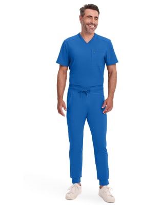 Pantalón Clínico Hombre Infinity CK004A Azul Rey RYPS