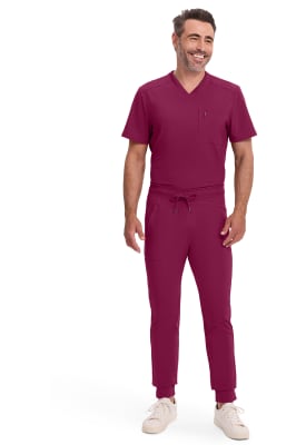 Pantalón Clínico Hombre Infinity CK004A Burdeo WNPS