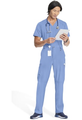 Pantalón Clínico Hombre Infinity CK200A Celeste CIPS