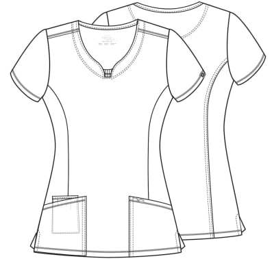 Polera Clínica Mujer Infinity CK609 PDPM Prisma Calipso