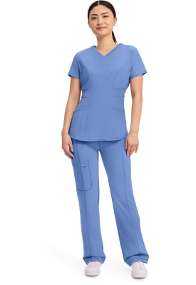 Polera Clínica Mujer Infinity CK623A Celeste CIPS