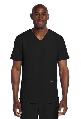 Polera Clínica Hombre Cherokee Originals Ultra CK784A Negro BLK