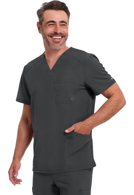 Polera Clínica Hombre Infinity CK900A Negro BAPS