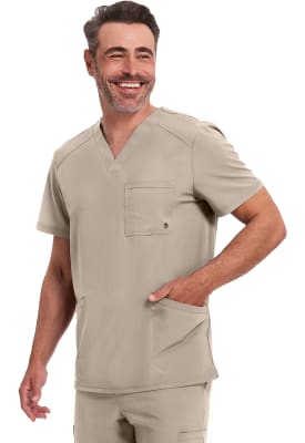 Polera Clínica Hombre Infinity CK900A Beige KAK
