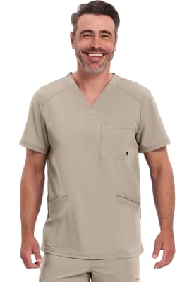 Polera Clínica Hombre Infinity CK900A Beige KAK