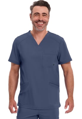 Polera Clínica Hombre Infinity CK900A Azul Marino NYPS