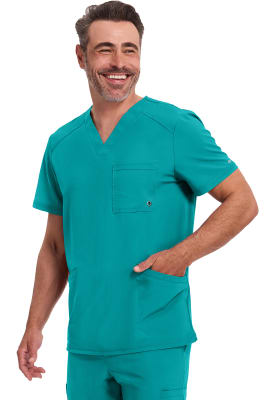 Polera Clínica Hombre Infinity CK900A Verde TLPS