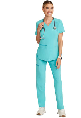 Polera Clínica Mujer Cherokee Allura CKA685 Calipso AQCV