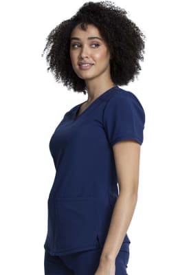 Polera Clínica Mujer Cherokee Allura CKA685 Azul Marino NAV