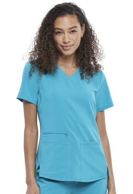 Polera Clínica Mujer Cherokee Allura CKA685 Verde TLB