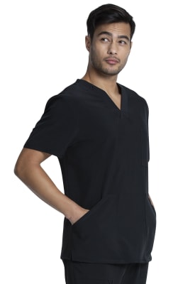 Polera Clínica Hombre Cherokee Allura CKA686 Negro BLK