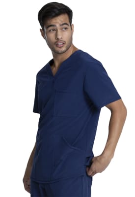 Polera Clínica Hombre Cherokee Allura CKA686 Azul Marino NAV