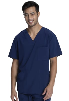 Polera Clínica Hombre Cherokee Allura CKA686 Azul Marino NAV