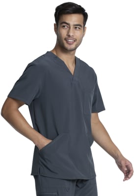 Polera Clínica Hombre Cherokee Allura CKA686 Gris PWT