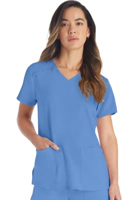 Polera Clínica Mujer Dickies EDS Essentials DK615 Celeste CIPS