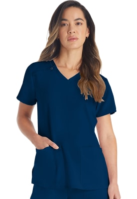 Polera Clínica Mujer Dickies EDS Essentials DK615 Azul Marino NYPS