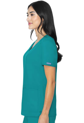 Polera Clínica Mujer Med Couture Insight MC2411 Verde TEAL