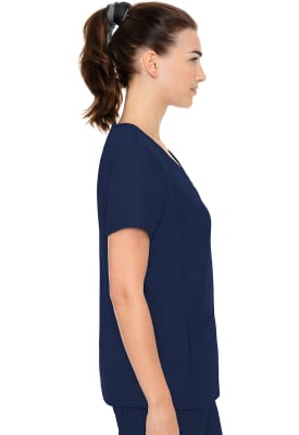 Polera Clínica Mujer Med Couture Insight MC2468 Azul Marino NAVY