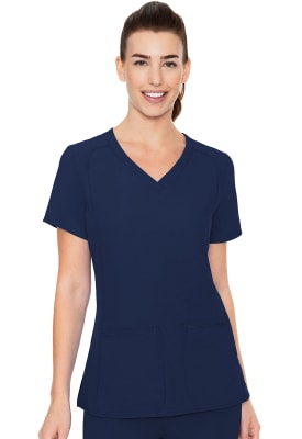 Polera Clínica Mujer Med Couture Insight MC2468 Azul Marino NAVY