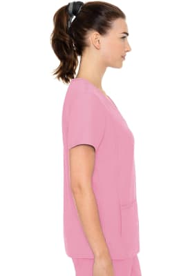 Polera Clínica Mujer Med Couture Insight MC2468 Rosado TFPK