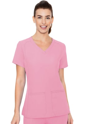 Polera Clínica Mujer Med Couture Insight MC2468 Rosado TFPK