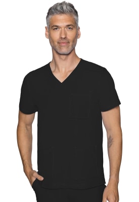 Polera Clínica Hombre Med Couture Rothwear Insight MC2486 Negro BLK