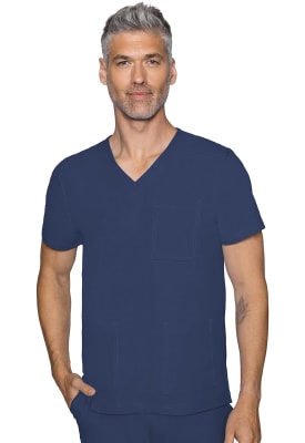 Polera Clínica Hombre Med Couture Rothwear Insight MC2486 Azul Marino NAVY