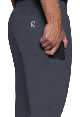 Pantalón Clínico Hombre Med Couture Rothwear Insight MC2772 Gris PWTR