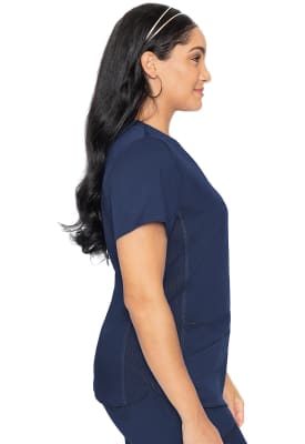 Polera Clínica Mujer Med Couture Touch MC7459 Azul Marino NAVY