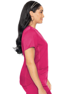 Polera Clínica Mujer Med Couture Touch MC7459 Fucsia PKPH