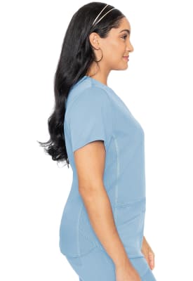 Polera Clínica Mujer Med Couture Touch MC7459 Celeste PWNK