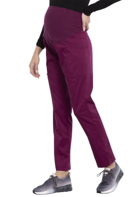 Pantalón Mujer Maternal Cherokee Revolution WW155 Burdeo WIN