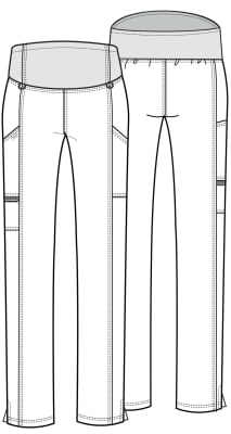 Pantalón Mujer Maternal Cherokee Revolution WW155 Azul Rey ROY