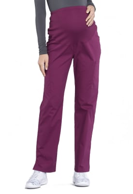 Pantalón Clínico Maternal Cherokee Workwear WW220 Burdeo WIN