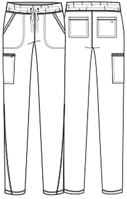 Pantalón Clínico Mujer Cherokee Allura CKA184 Coral CORU