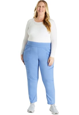 Pantalón Clínico Mujer Cherokee Workwear Revolution WW011 Celeste CIE