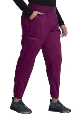 Pantalón Clínico Mujer Cherokee Workwear Revolution WW011 Burdeo WIN