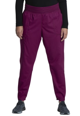 Pantalón Clínico Mujer Cherokee Workwear Revolution WW011 Burdeo WIN