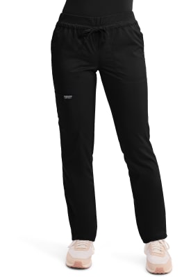 Pantalón Clínico Mujer Cherokee Workwear Revolution WW105 Negro BLK