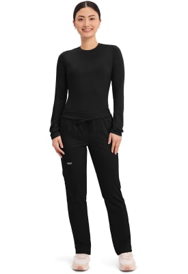 Pantalón Clínico Mujer Cherokee Workwear Revolution WW105 Negro BLK
