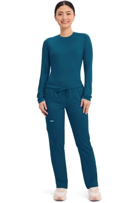 Pantalón Clínico Mujer Cherokee Workwear Revolution Tall  WW105T CAR Verde