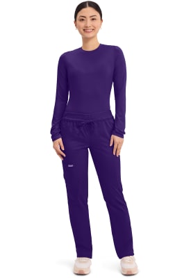Pantalón Clínico Mujer Cherokee Workwear Revolution WW105 Morado GRP