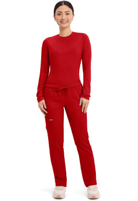 Pantalón Clínico Mujer Cherokee Workwear Revolution WW105 Rojo RED