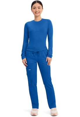 Pantalón Clínico Mujer Cherokee Workwear Revolution Tall  WW105T Azul Rey ROY